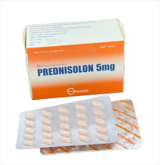 Thuốc Prednisolon 5mg VNE giúp kháng viêm